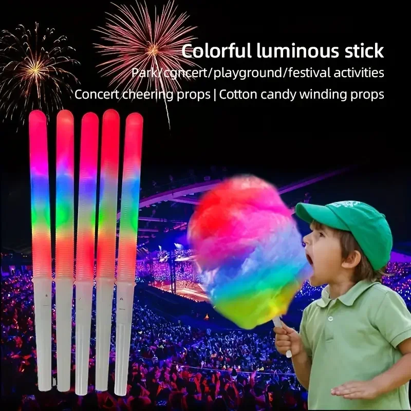 Cotton Candy Cone - 10/30 szt. LED-owych stożków z cukrową