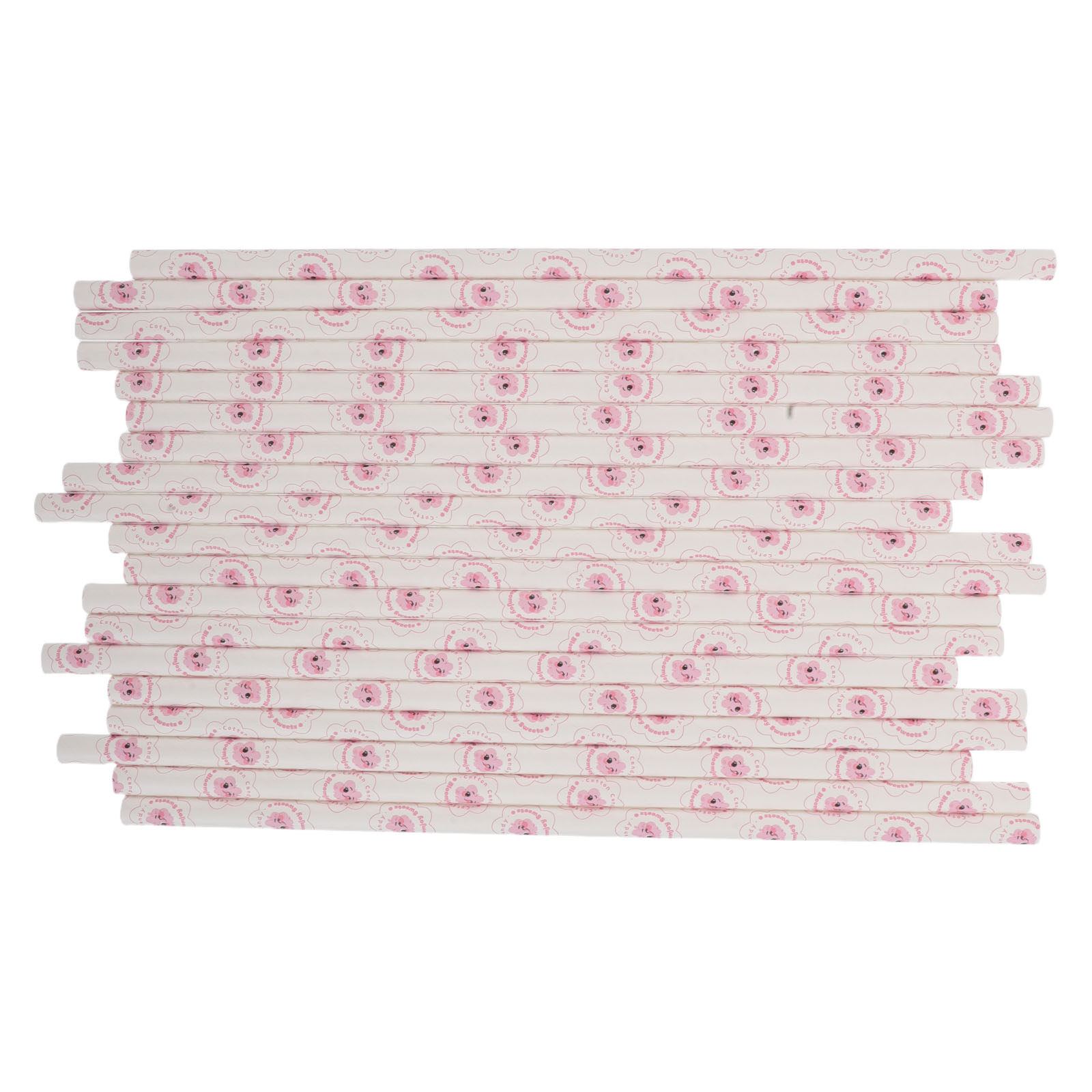 Cotton Candy Cone - 50 szt. Papierowych patyczków do waty