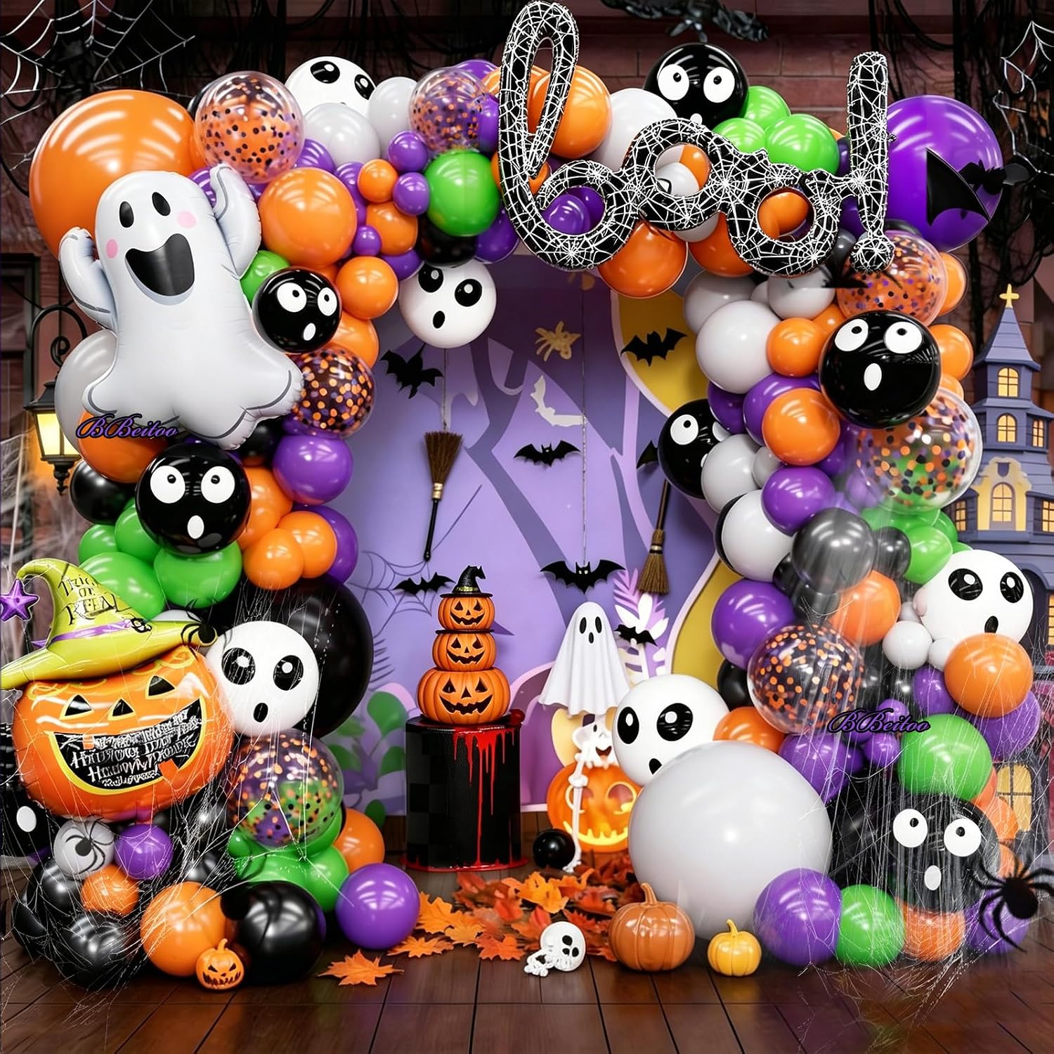 Balloon Arch Kit - Zestaw 184 szt. balonów na Halloween