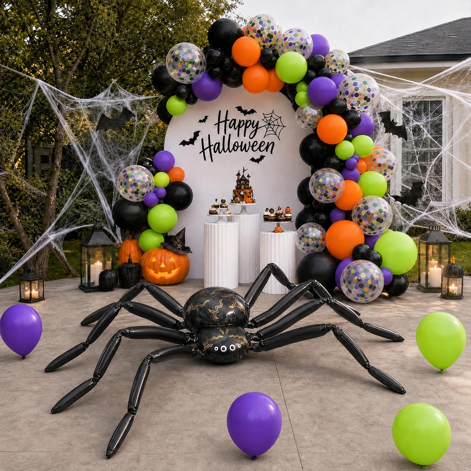 Balloon Arch Kit - Zestaw balonów na Halloween z balonami