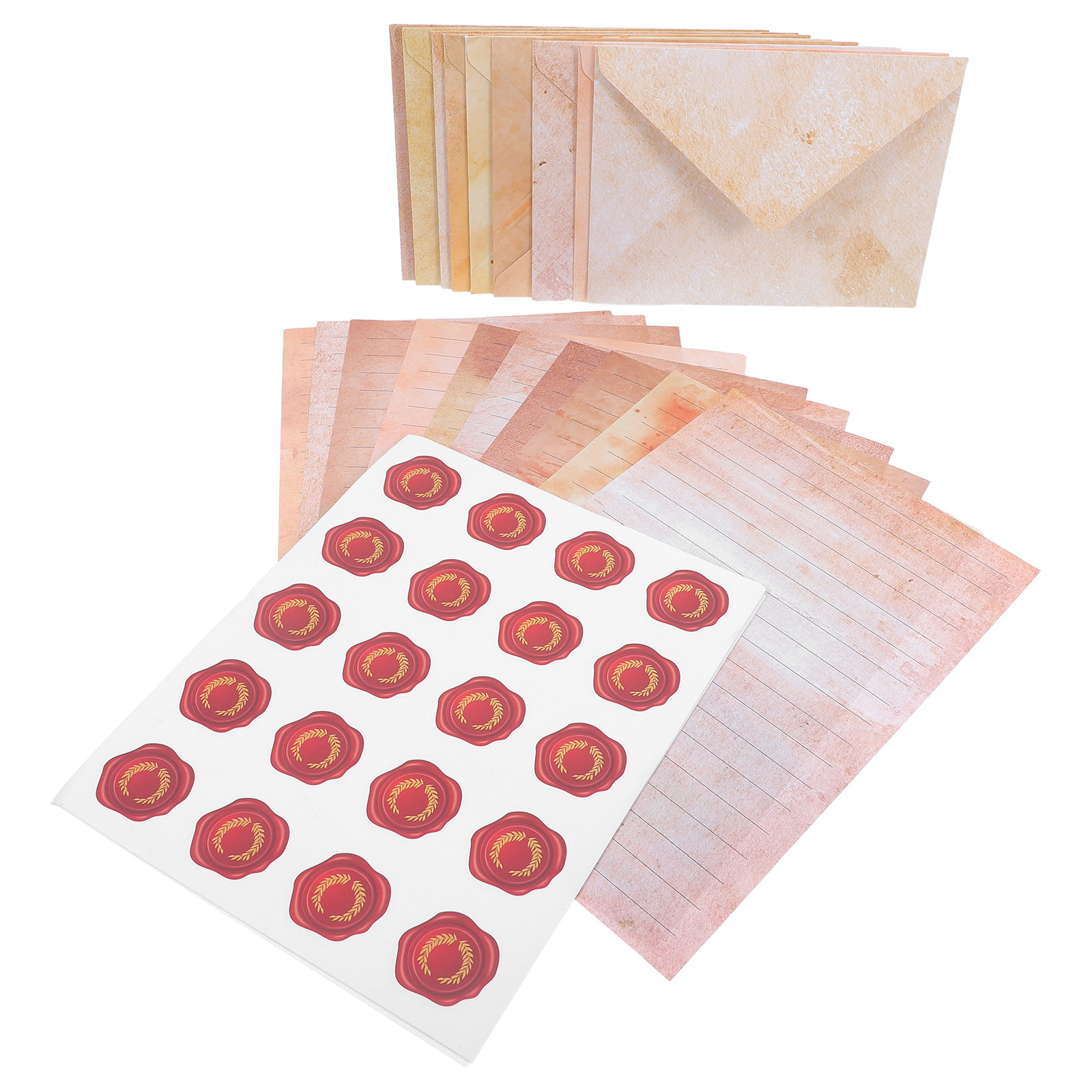 Papercraft Supply Invitation - 1 zestaw vintage'owych artykułów papierniczych: arkusze