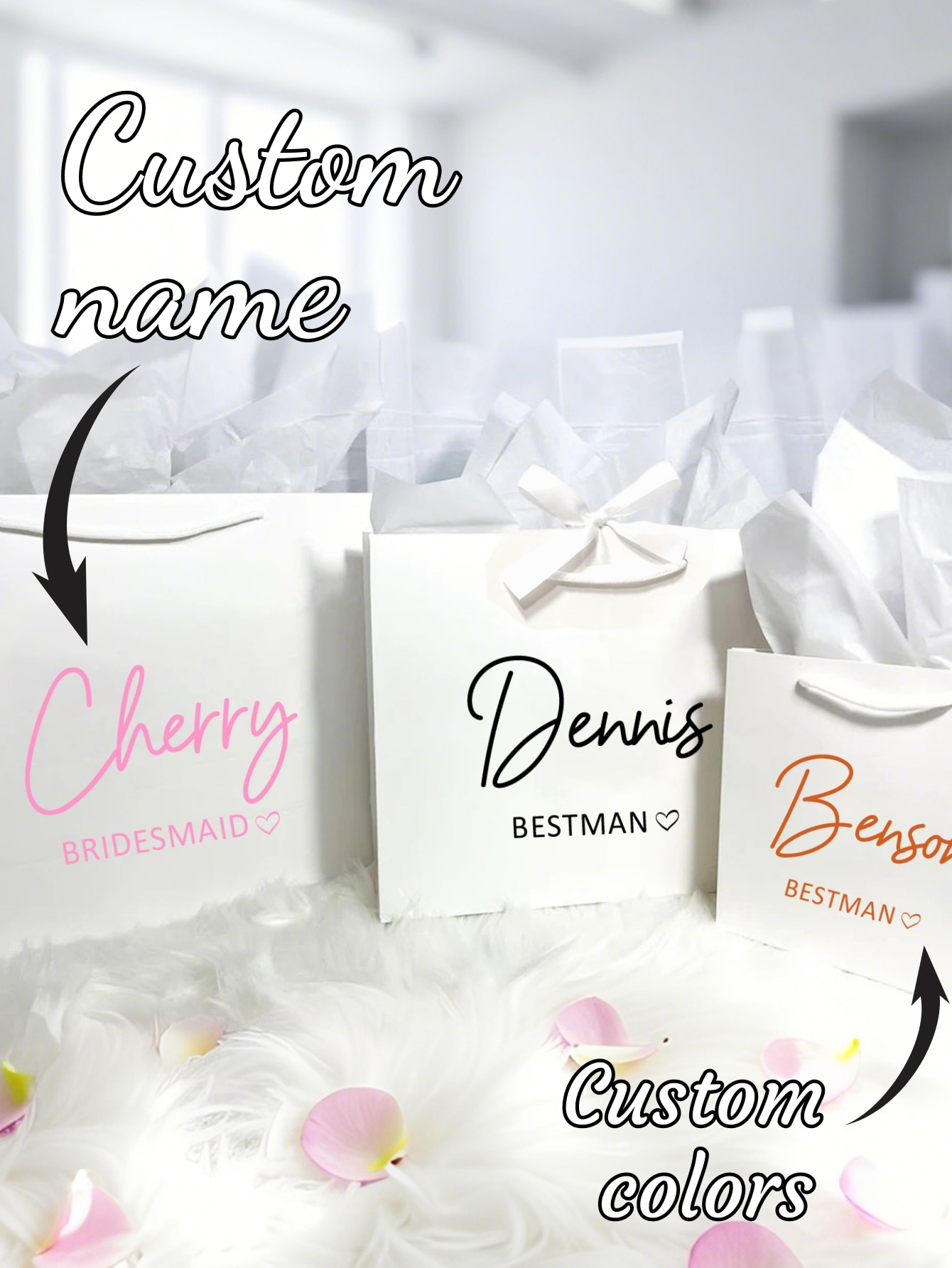Party Favor Bag - 1 szt. Personalizowana torba na prezent