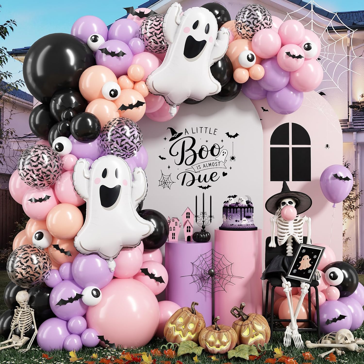 Balloon Arch Kit - Zestaw girlandy balonowej na Halloween z