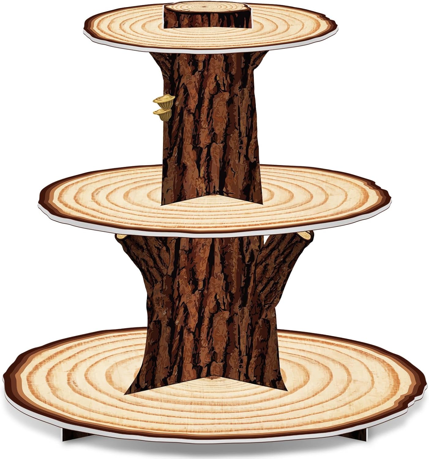 Cupcake Stand Tier - Drewniany stojak na babeczki Dekoracja 3-poziomowy