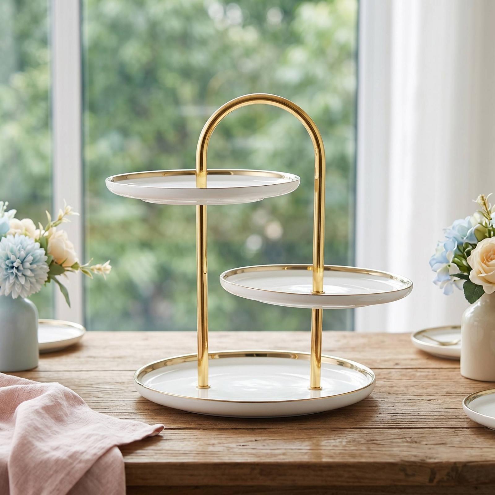 Wielopoziomowy stojak z uchwyt – Cupcake Stand Tier recenzja i cena