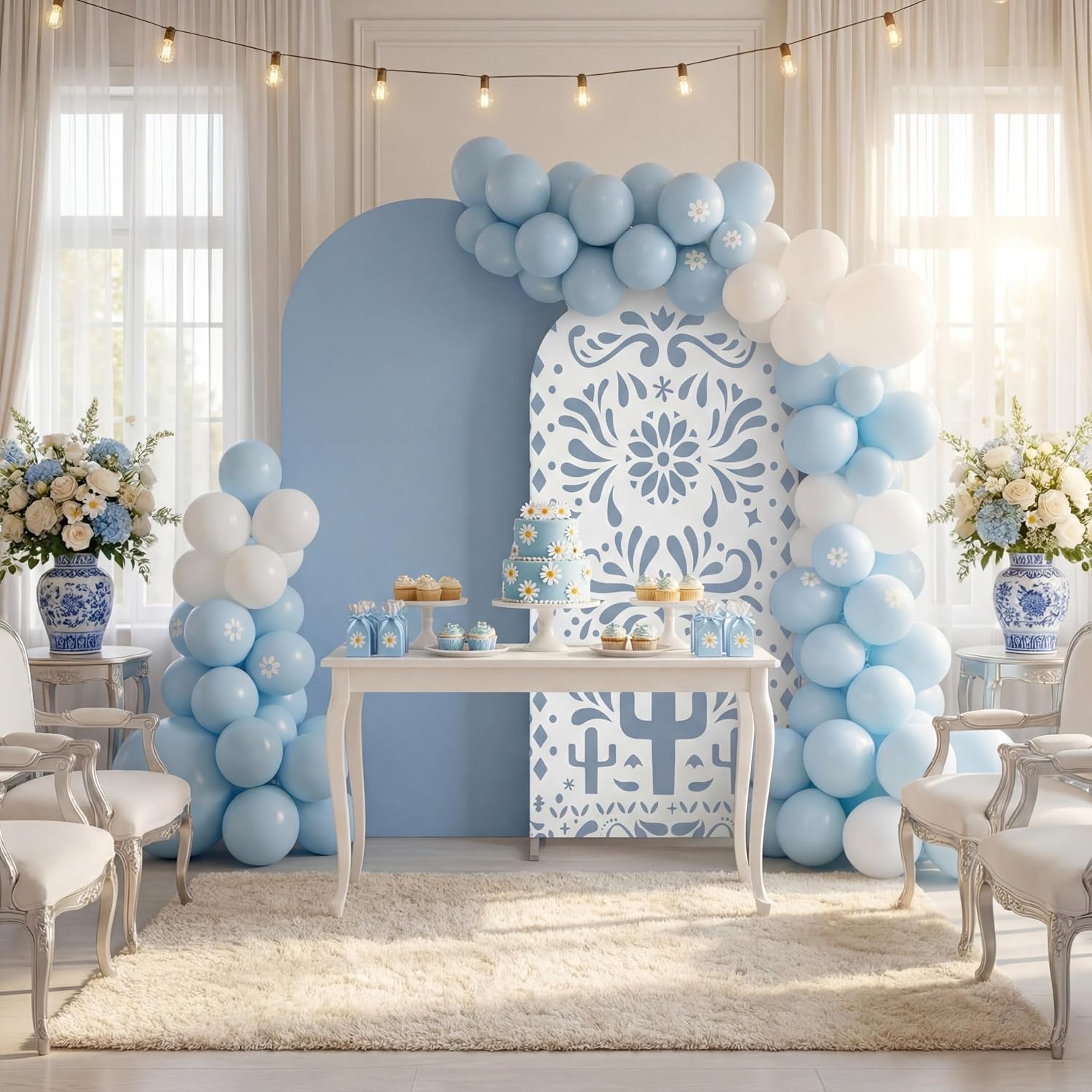 Niestandardowe dwustronne tło  – Dessert Table Backdrop recenzja i cena