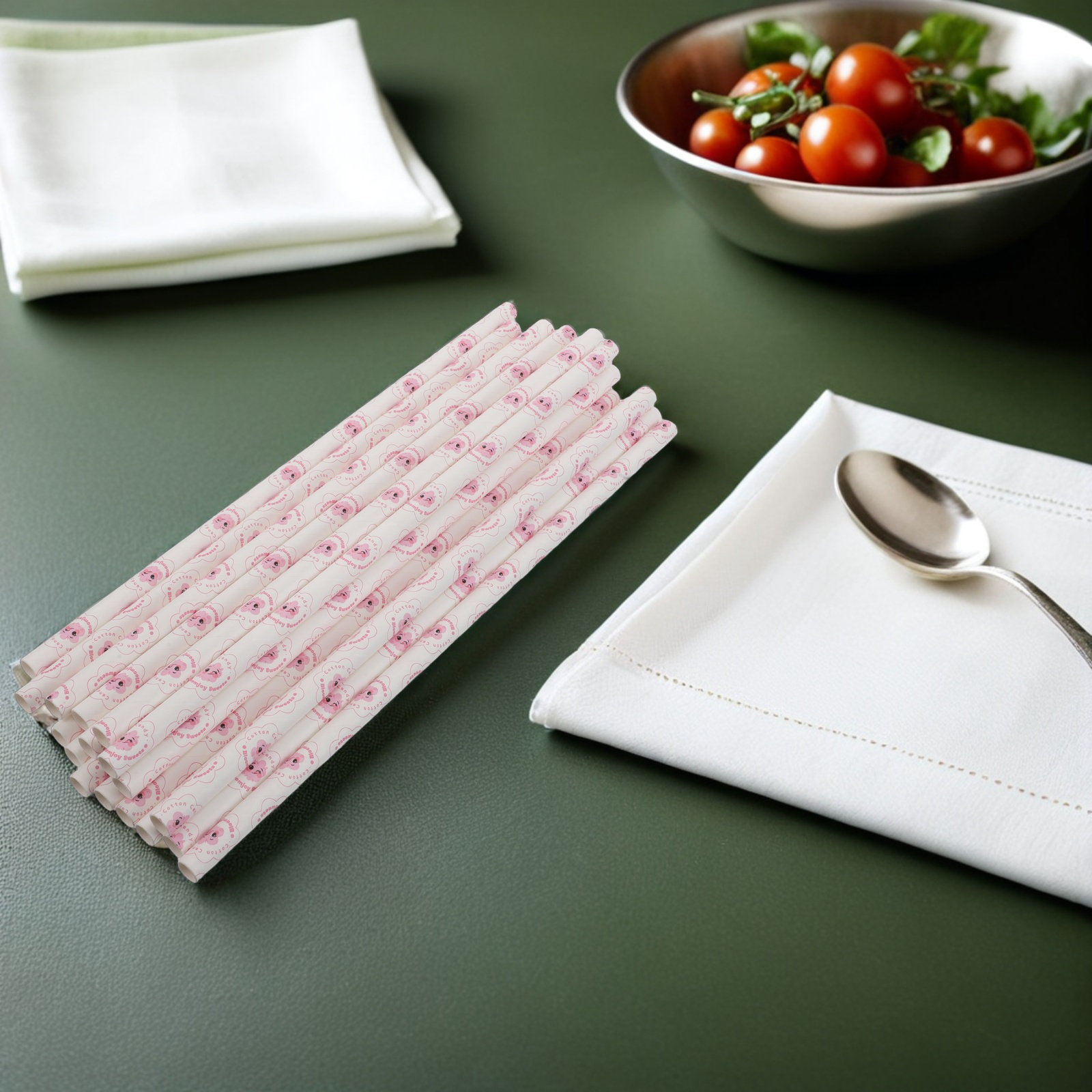 50 szt. Papierowych patyczków  – Cotton Candy Cone recenzja i cena