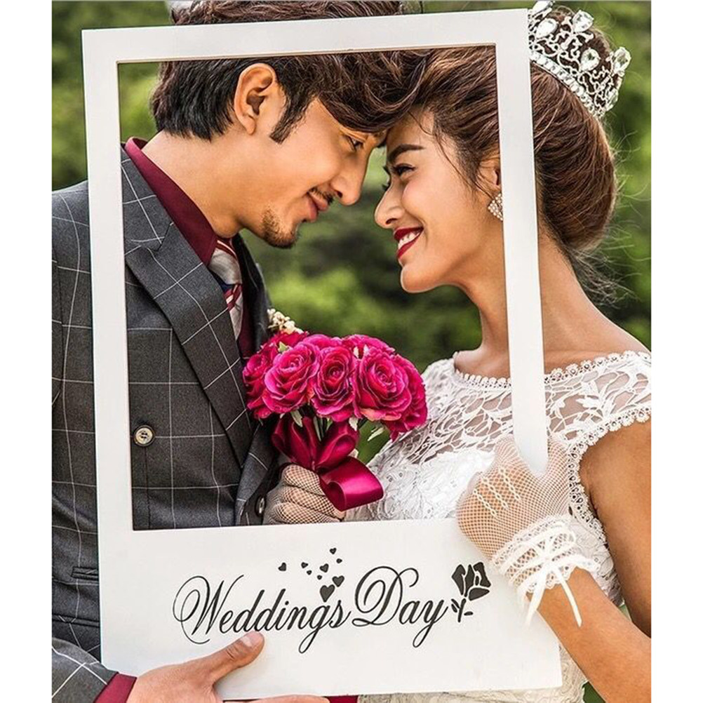 Ramka na zdjęcia z dnia ślubu, – Photo Booth Frame recenzja i cena