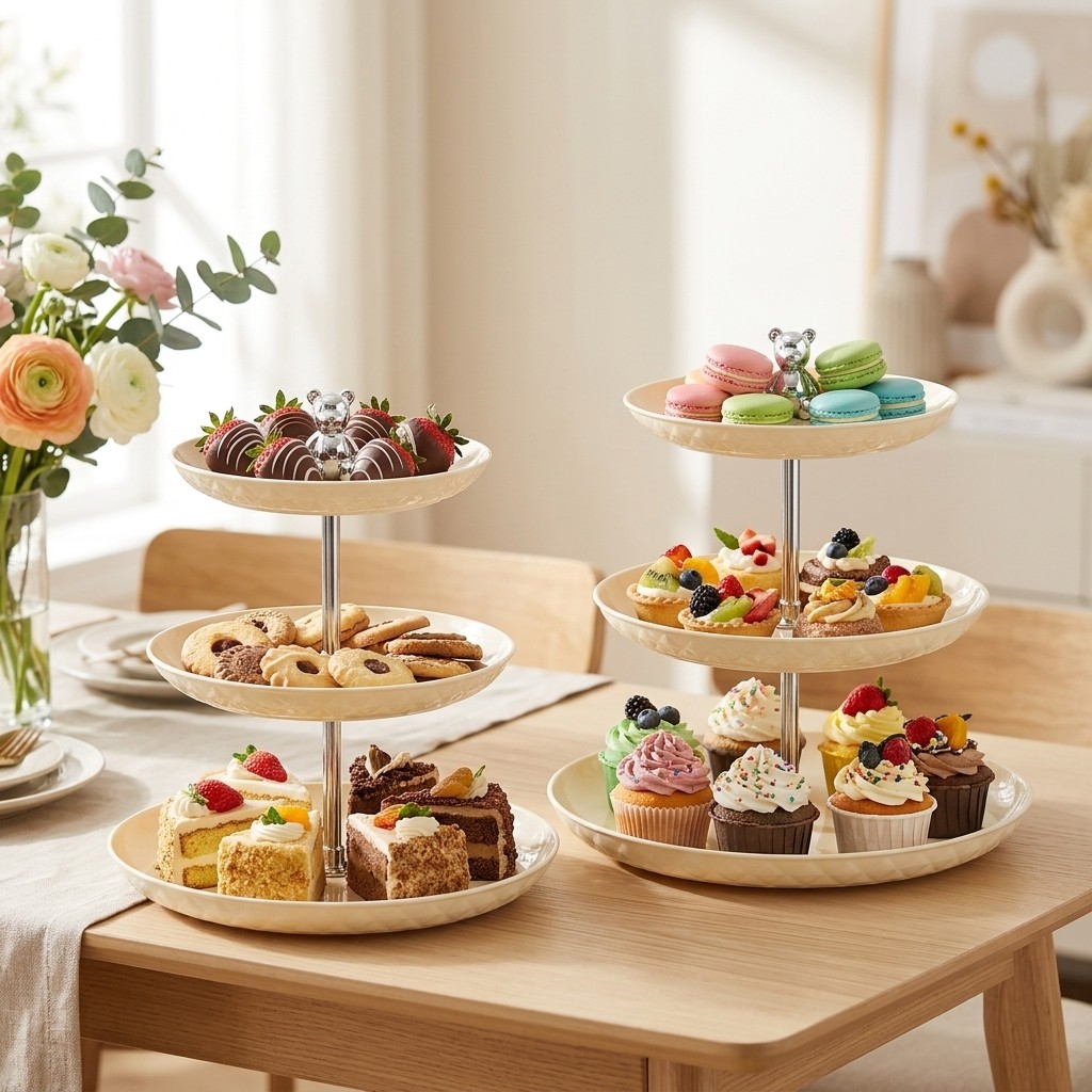2/3-poziomowy plastikowy stoja – Cupcake Stand Tier recenzja i cena