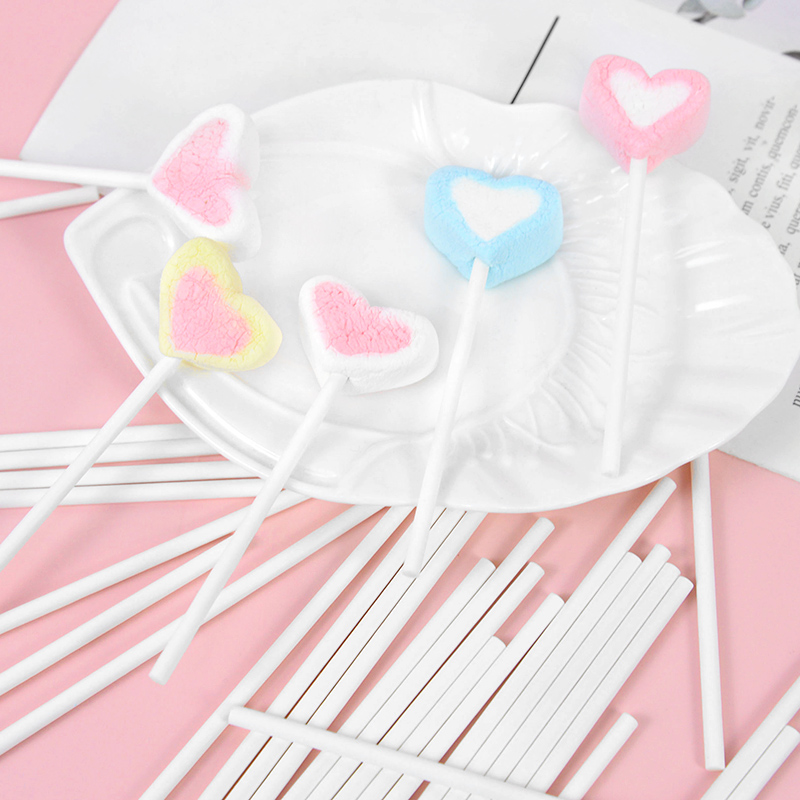 100szt Solid Core White Paper  – Cotton Candy Cone recenzja i cena