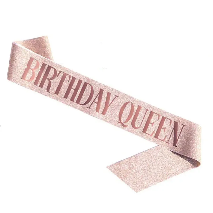 Korona królowej urodzinowa dzi – Birthday Sash Glitter recenzja i cena