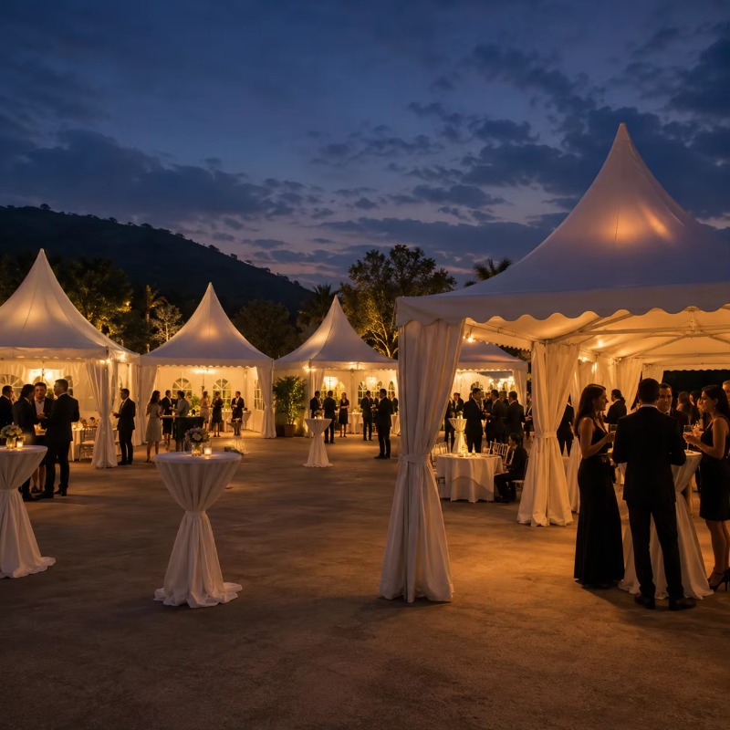 Konfigurowalny biały namiot pa – Event & Party Supply Photos recenzja i cena